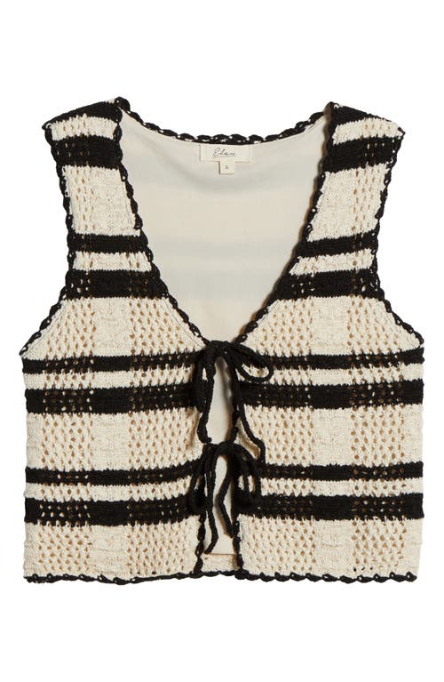 Elan Tie Front Cover-up Vest