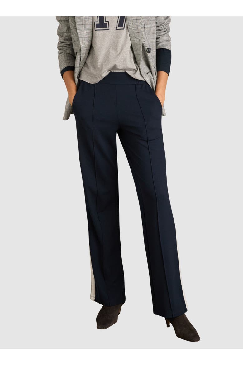 Tippi 2.0 Side-Stripe Trousers, Main, color, Classic Navy & Soft White