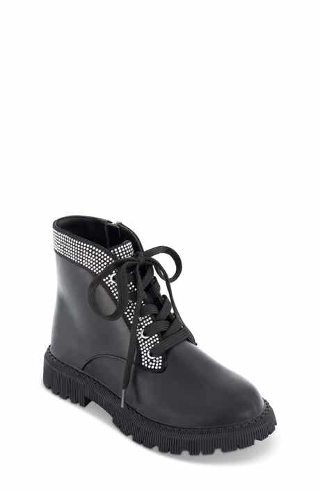 DKNY Ava Arlyn Embellished Water Resistant Combat Boot