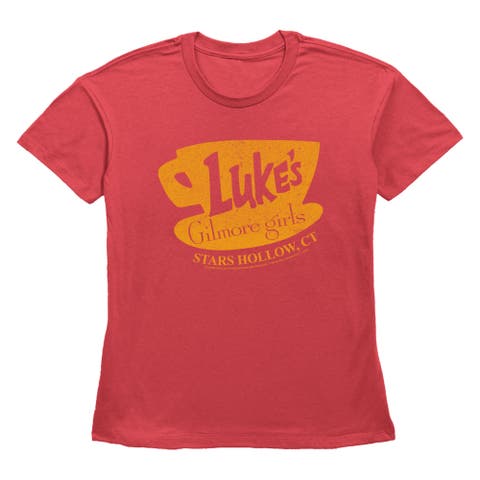 Women's Gilmore Girls Luke's Stars Hollow Sign  Graphic T-Shirt