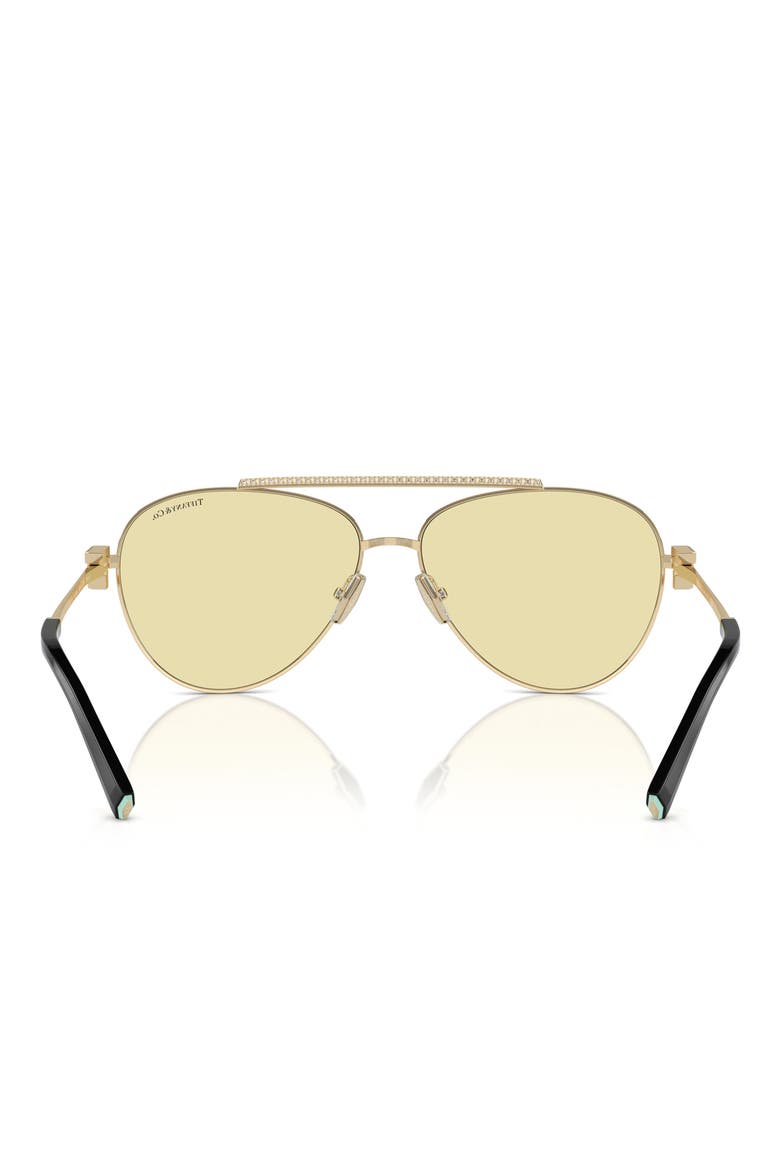 59mm Polarized Pilot Sunglasses, Alternate, color, PALE GOLD