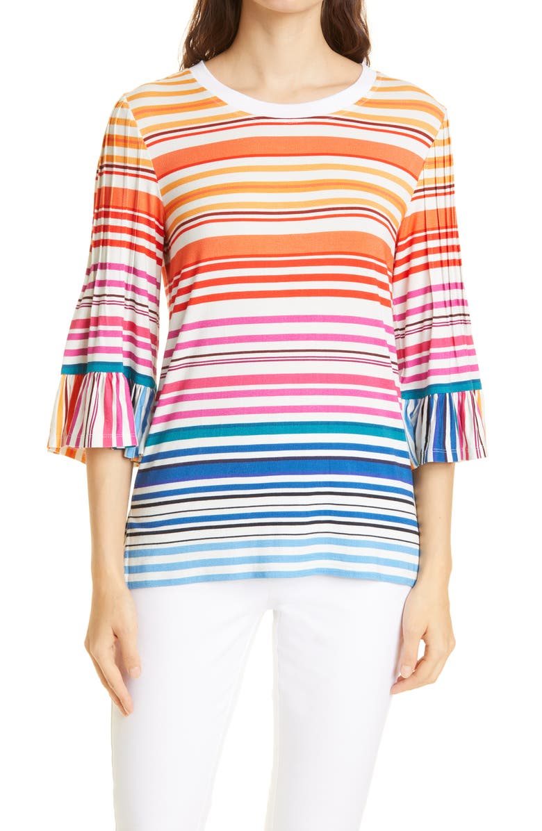 KOBI HALPERIN Rosalia Stripe Top, Main, color, 