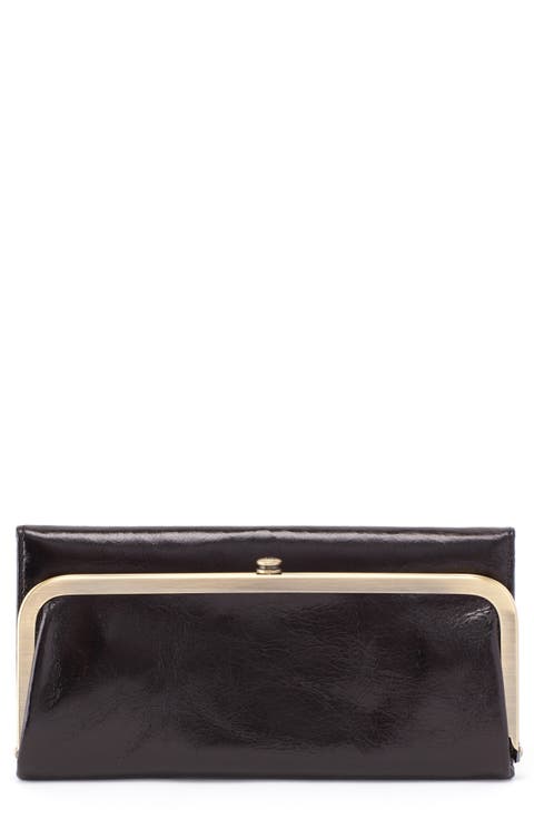 Rachel Leather Frame Wallet