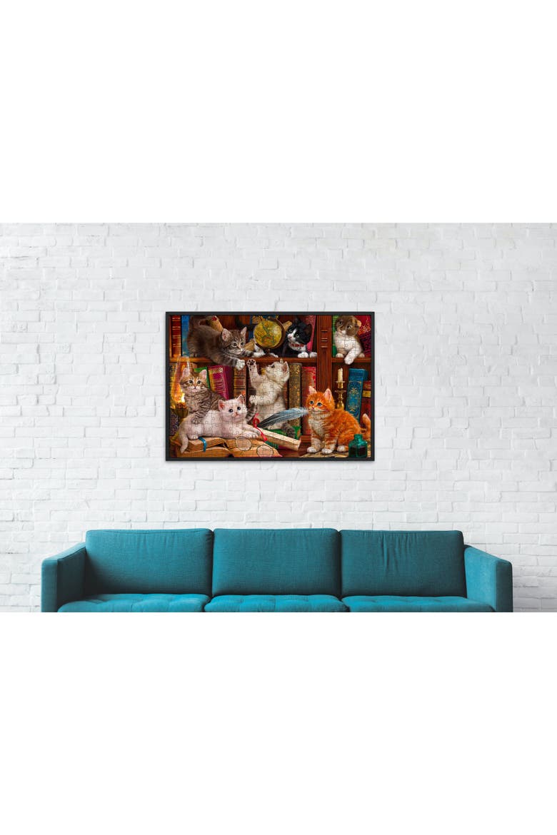 Library Kittens 1000 piece Jigsaw Puzzle for Adults, Alternate, color, Multicolor