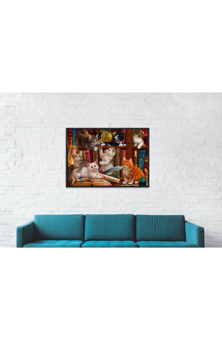 Sunsout Library Kittens 1000 piece Jigsaw Puzzle for Adults, Alternate, color, Multicolor