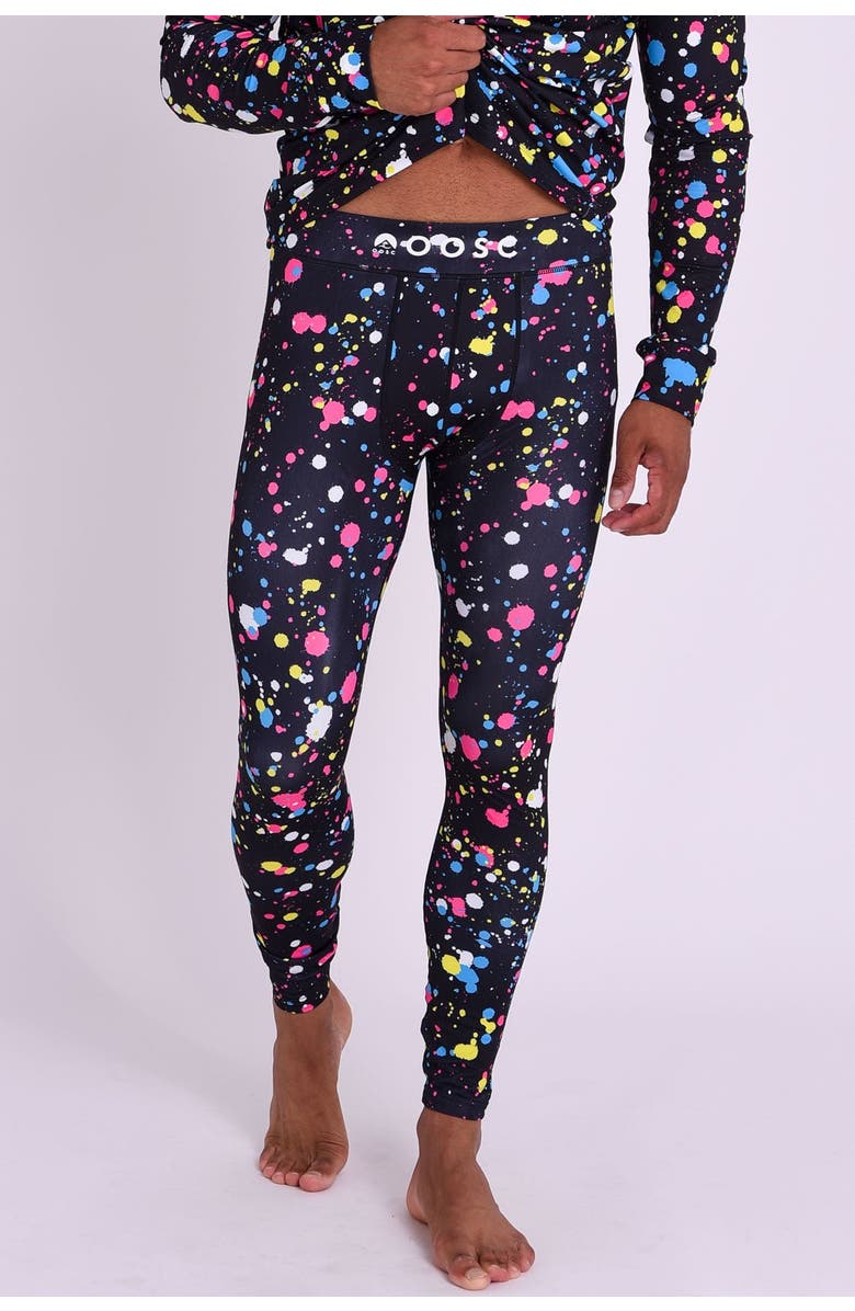 OOSC Baselayer Pant - Catalina Wine Mixer Men's, Main, color, Multi-Colour