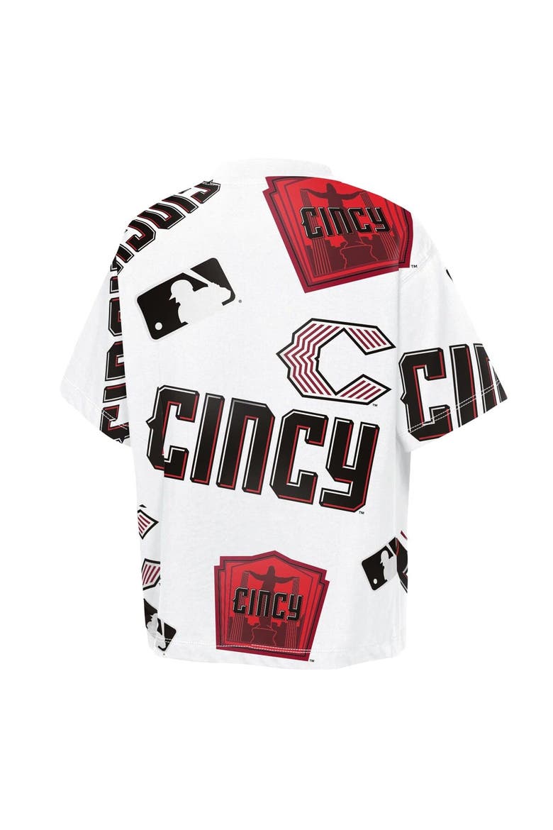 Youth Outerstuff  White Cincinnati Reds 2026 City Connect Circus Catch T-Shirt, Alternate, color, White