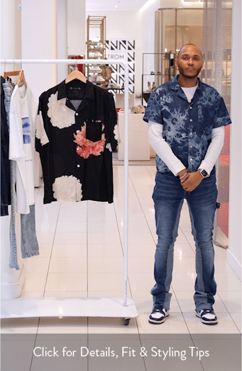 Fleur Short Sleeve Camp Shirt, sales video thumbnail