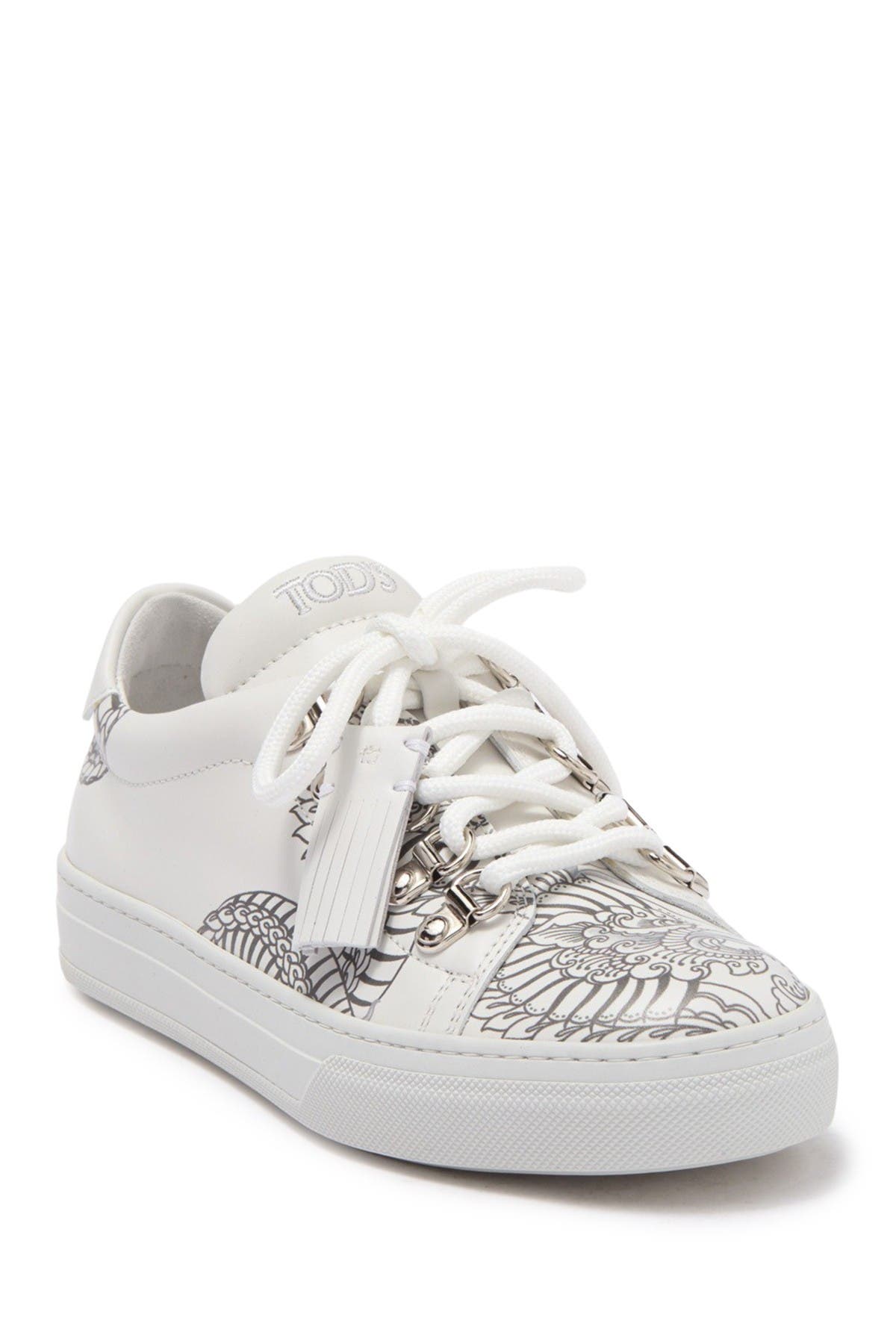 Tod's Mocassino Dragon Leather Sneaker, Main, color, 