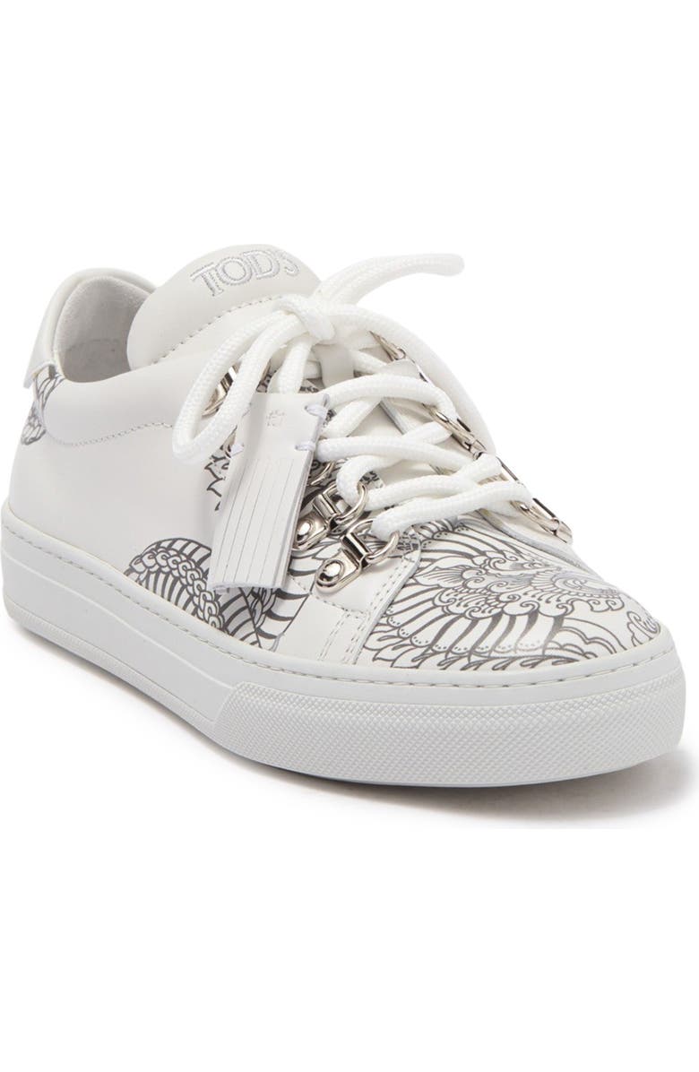 Tod's Mocassino Dragon Leather Sneaker, Main, color,