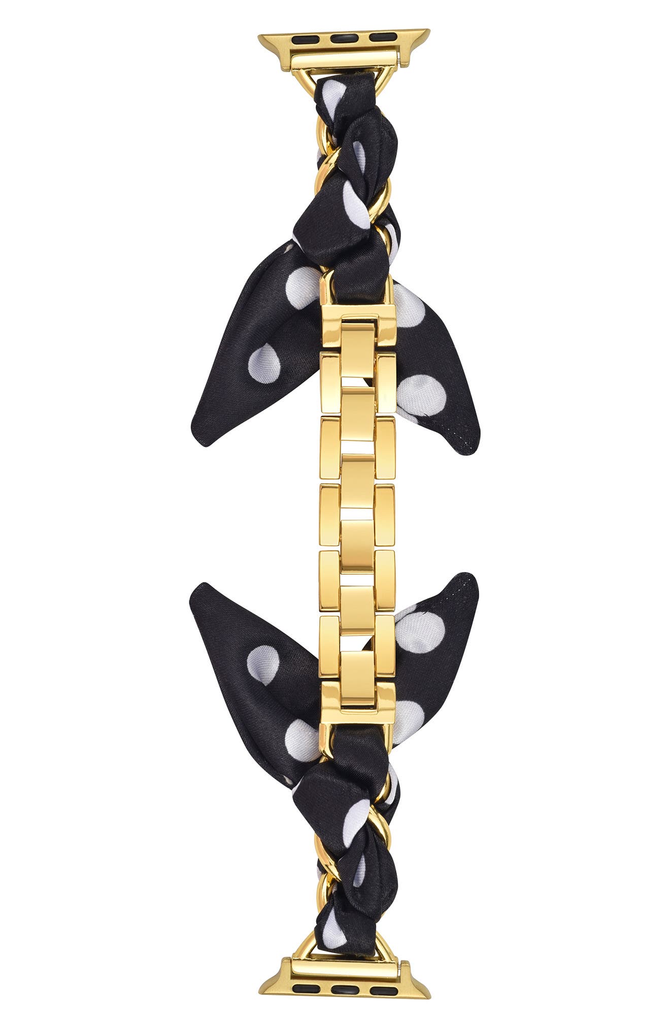 RItech Polka Dot Scarf & Chain Watch Band