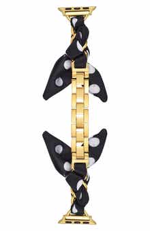 RItech Polka Dot Scarf & Chain Watch Band