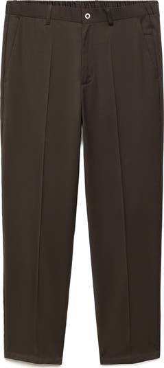 MANGO Slim Fit CoolMax® Straight Leg Pants | Nordstrom