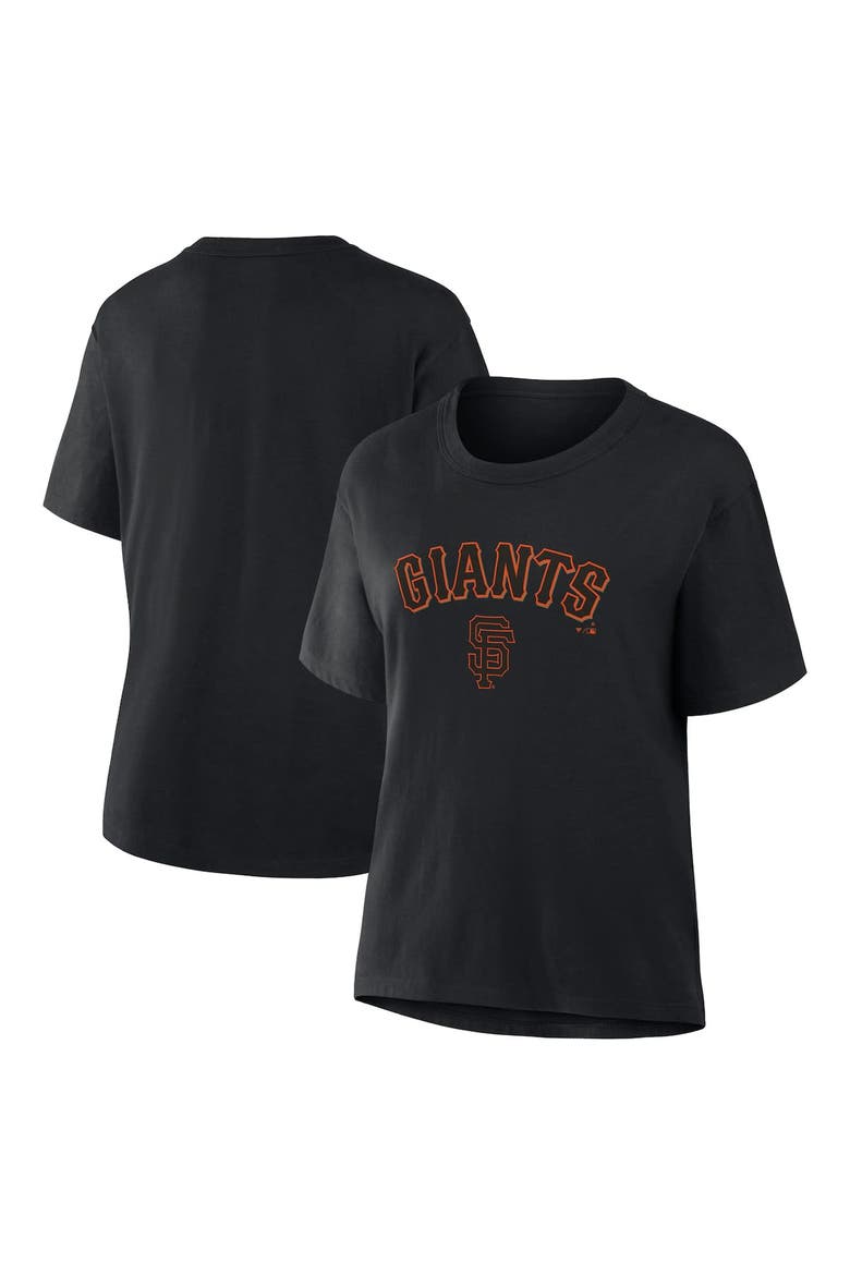Women's Fanatics Black San Francisco Giants Lockup Legacy T-Shirt, Main, color, Black