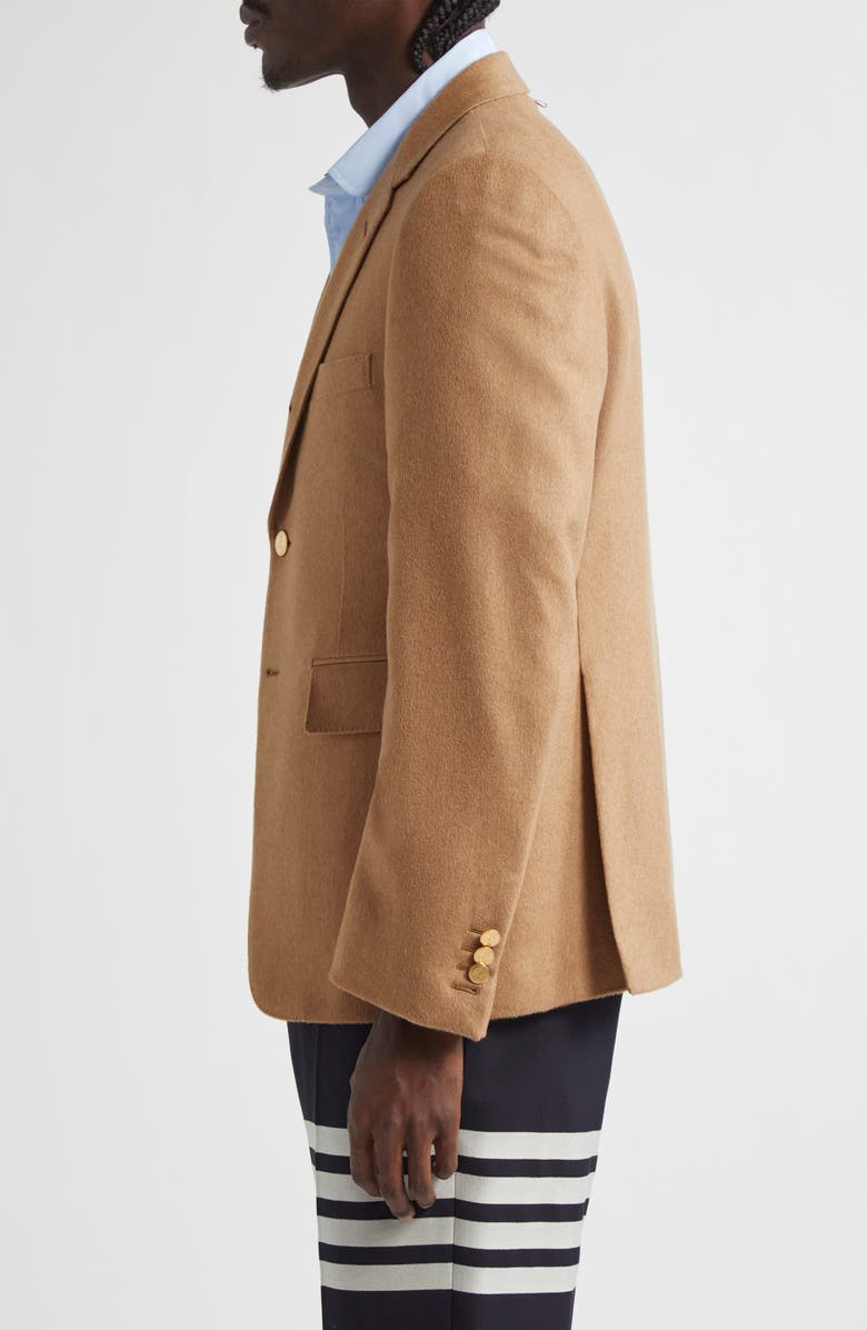 Thom Browne Fit 1 Classic Camel Hair Sport Coat, Alternate, color, Camel