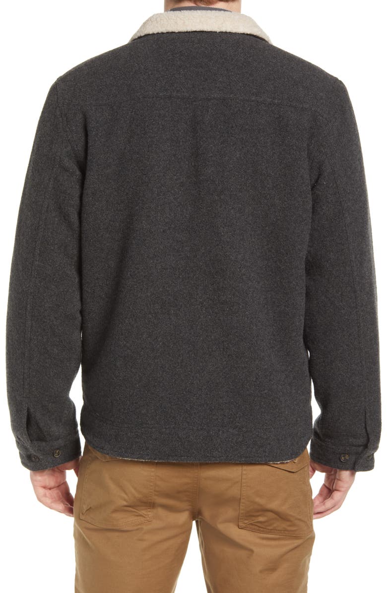 The Normal Brand Buffalo Plush Fleece Lined Jacket, Alternate, color, 