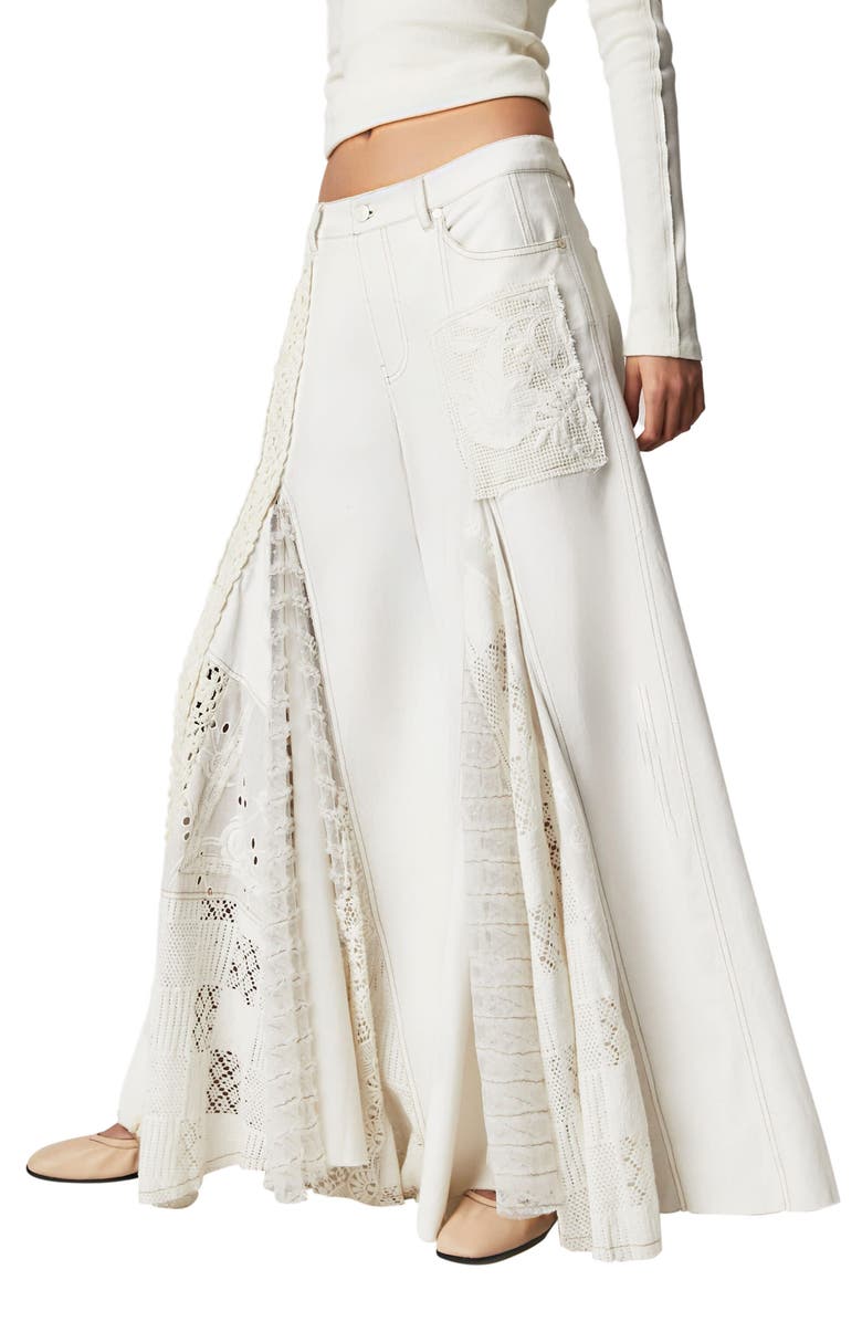 Free People Great Escape Wide Leg Jeans, Alternate, color,