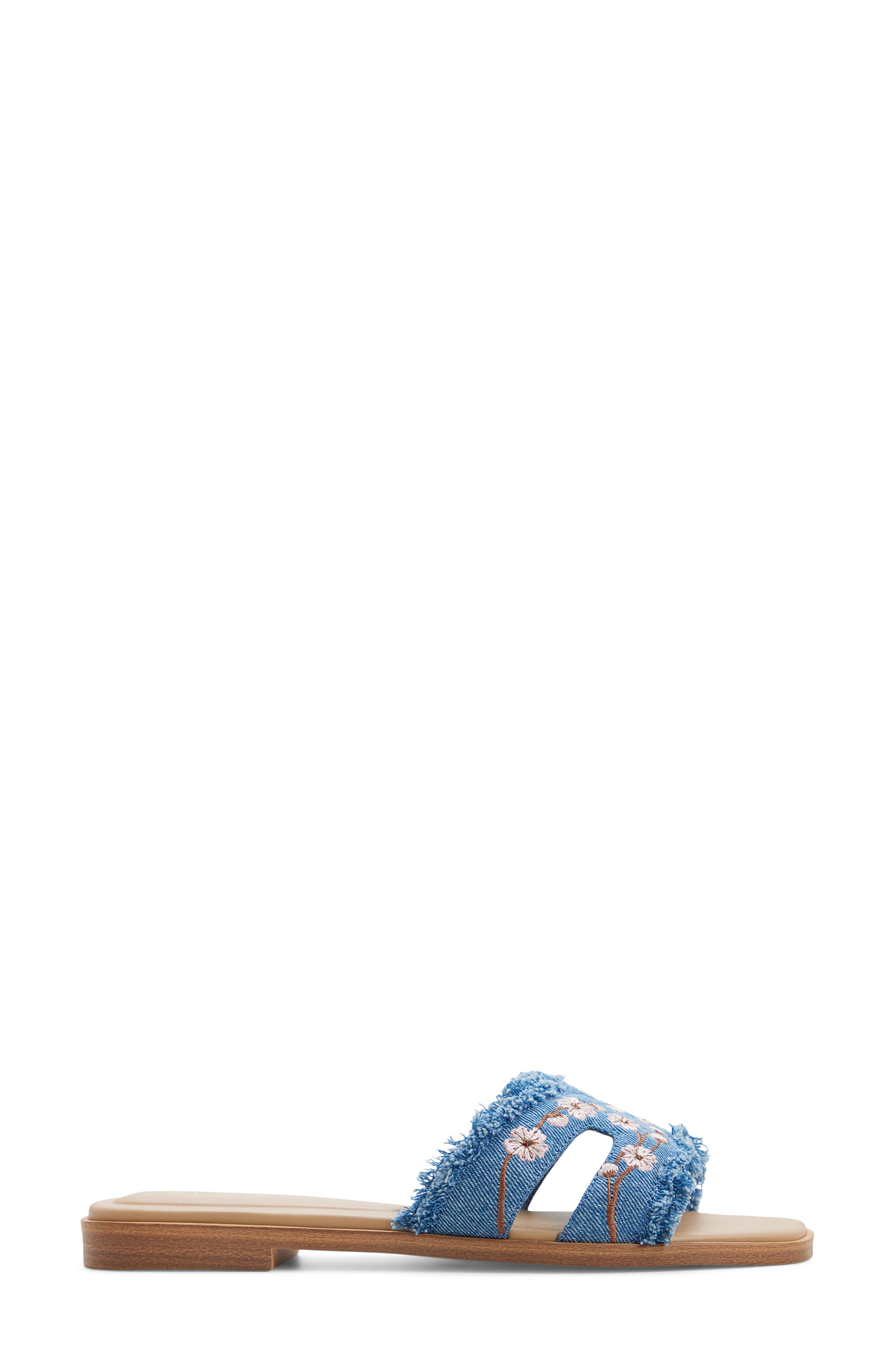 Itsandal Slide Sandal, Alternate, color, BLUE COMBO
