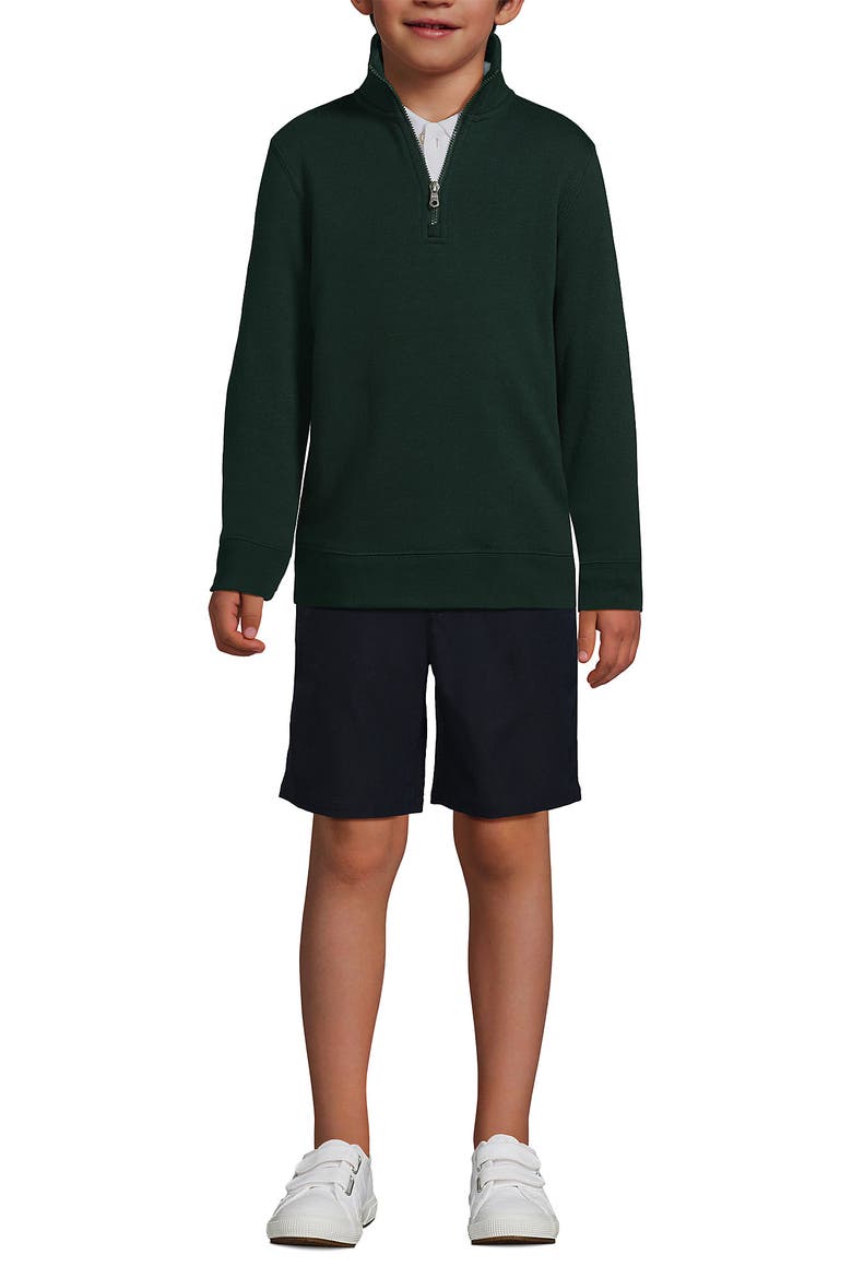 Kids Quarter Zip Sweatshirt, Alternate, color, Evergreen