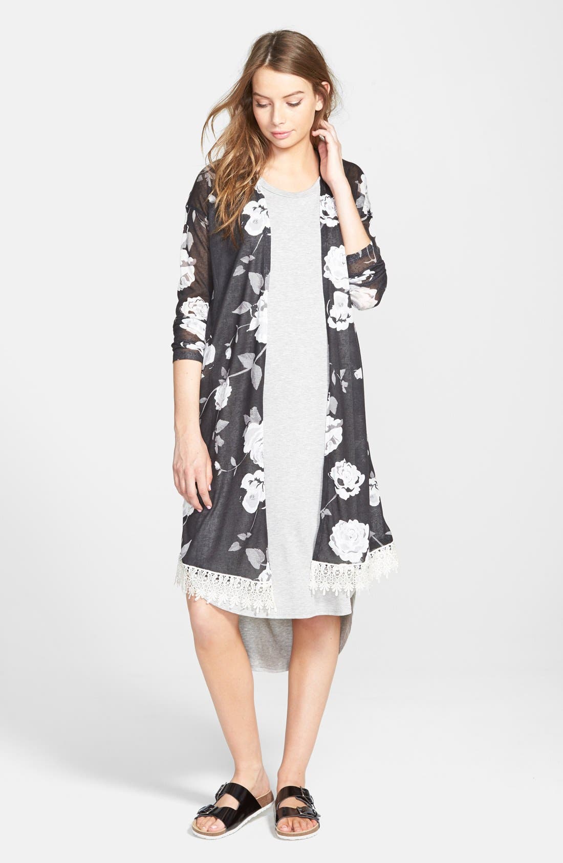 BP. 'Coast' Double Strap Sandal, Alternate, color, 