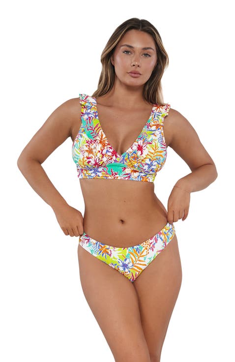 Willa Wireless Bikini Swimsuit Top - F Cup