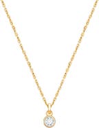 Tiny Blessings 14K Gold Birthstone 12-14" Necklace