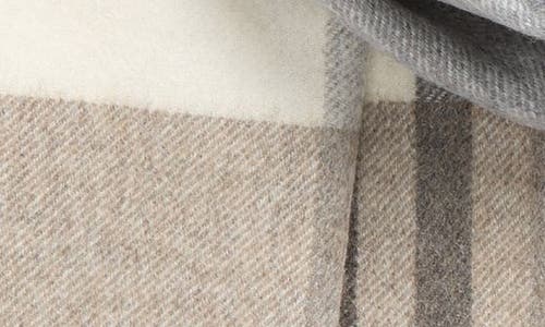 Andrew Stewart Colorblock Cashmere Scarf In Gray