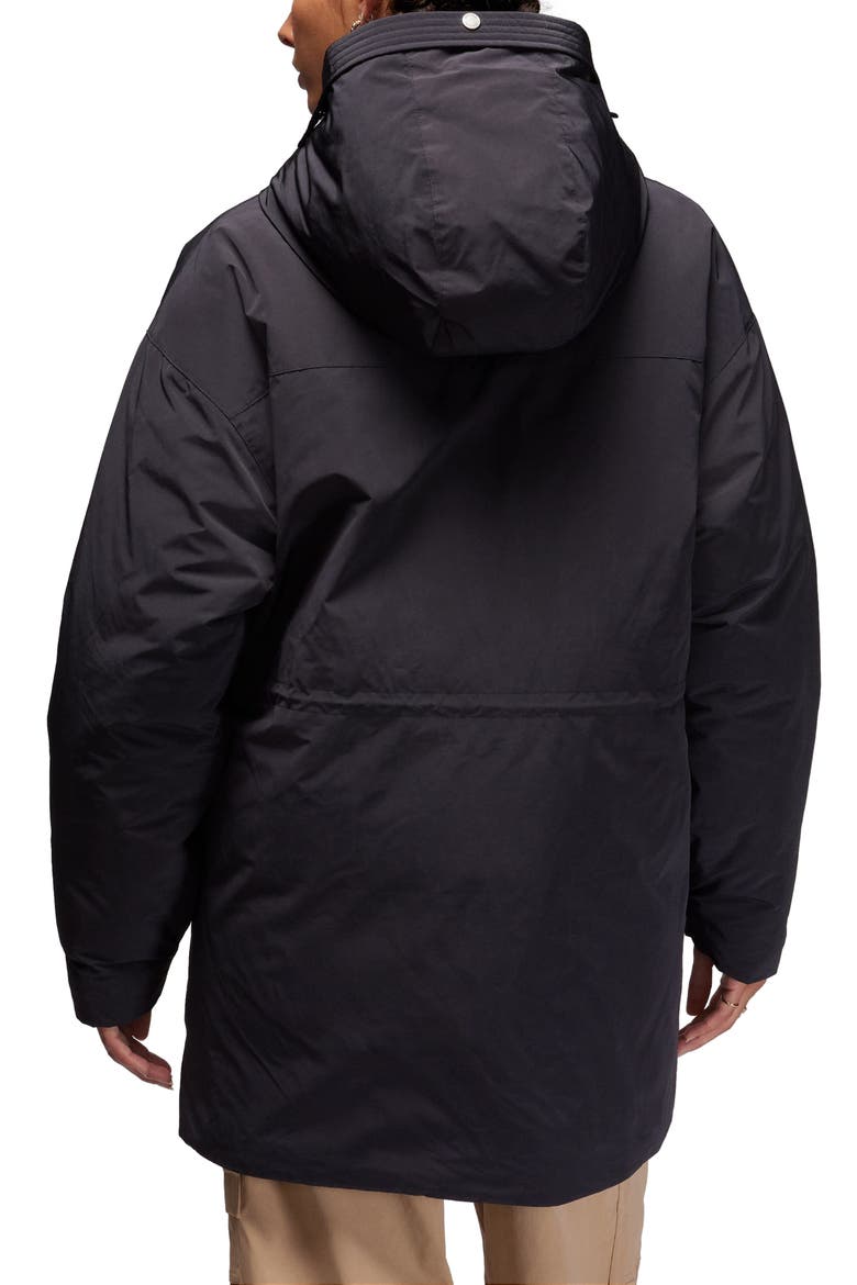 Storm-FIT Water Resistant Hooded Down Parka, Alternate, color, BLACK