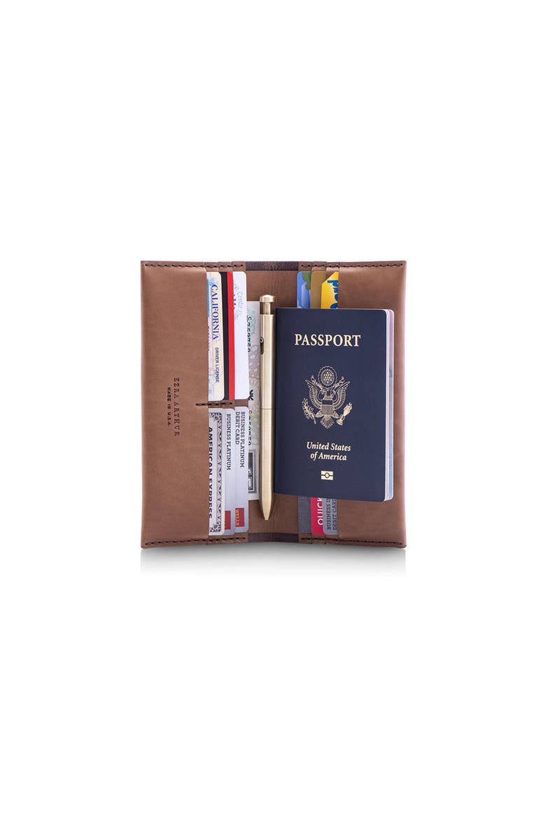 Long Wallet, Alternate, color, WHISKEY