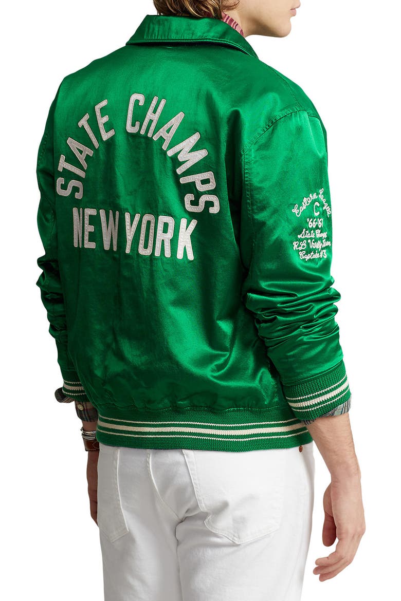 Polo Ralph Lauren Reversible Corduroy Varsity Jacket (Men) | Nordstrom