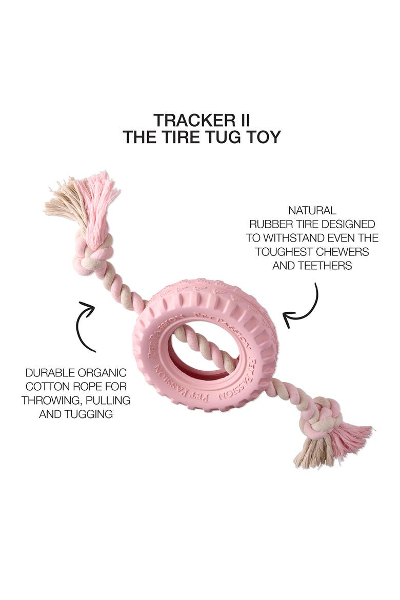 Tracker Tug Toy, Alternate, color, BLUSH