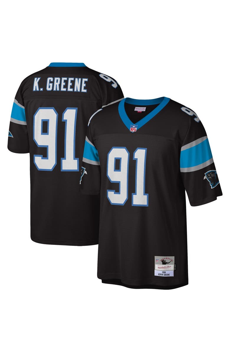 Mitchell & Ness Men's Mitchell & Ness Kevin Greene Black Carolina Panthers Legacy Replica Jersey, Main, color, Black