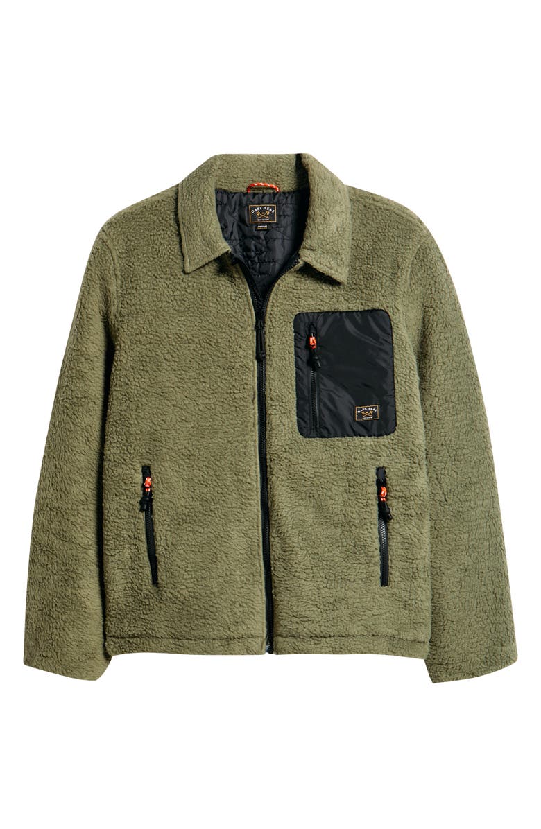 DARK SEAS Hancock Fleece Jacket, Alternate, color, Olive
