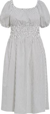 City Chic Adelynn Stripe Midi Dress