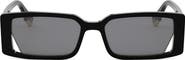 Fendi Way 53mm Rectangular Sunglasses
