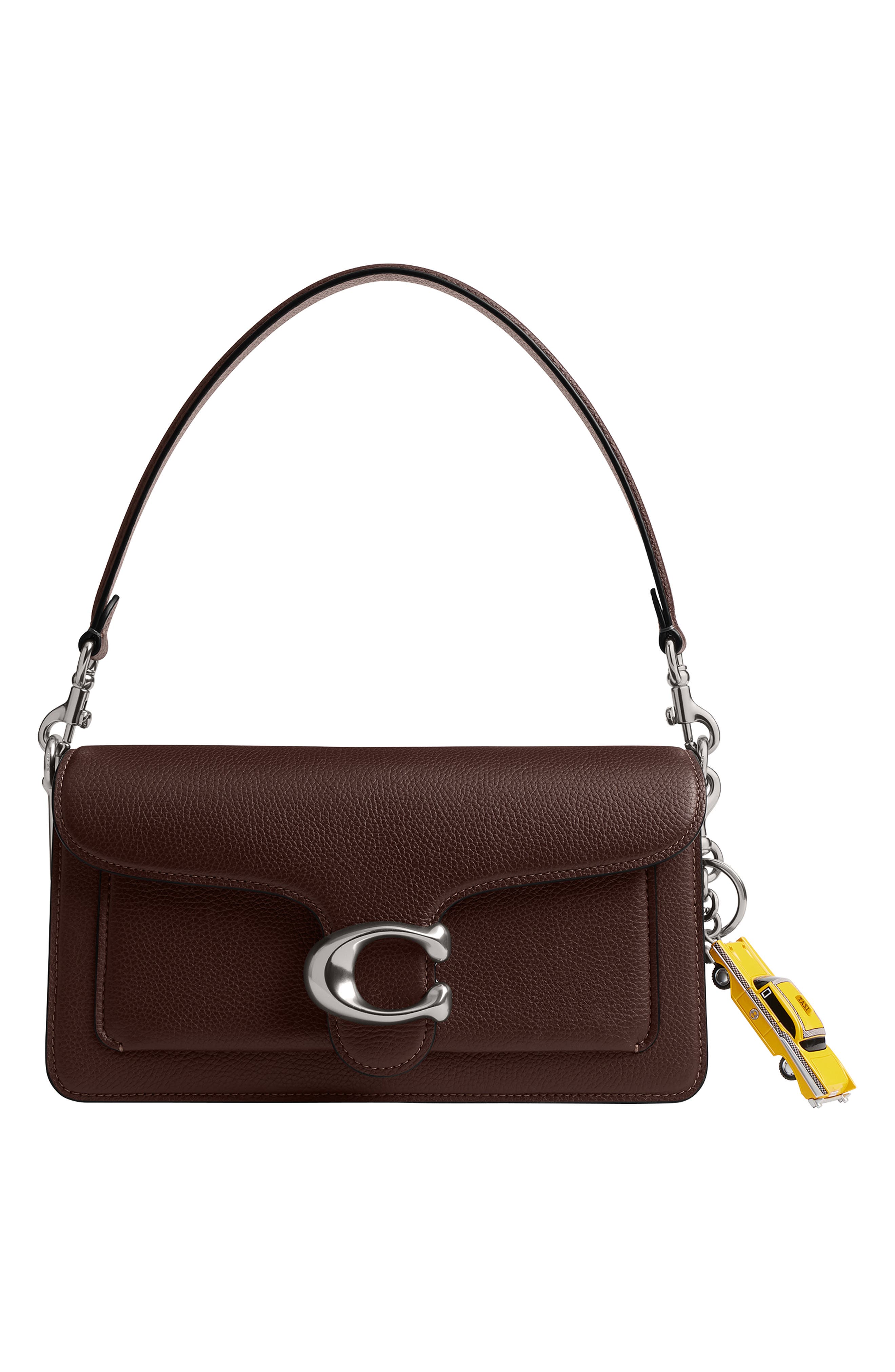 COACH Small Taxi Bag Charm, Alternate, color, 