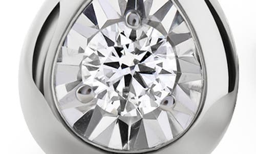 Monica Vinader Womens Pear-shaped 0.13ct Lab-grown Diamond And Sterling-silver Stud Earrings In Metallic