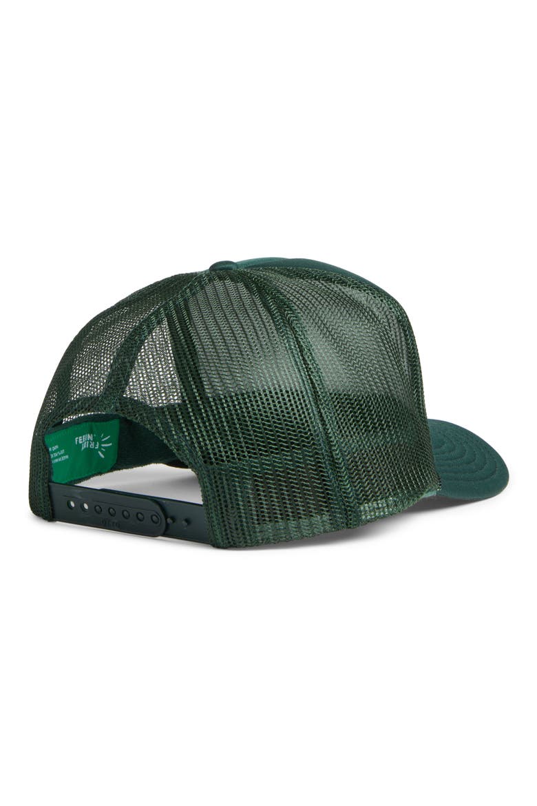 Stay Wild Trucker Hat, Alternate, color, GREEN