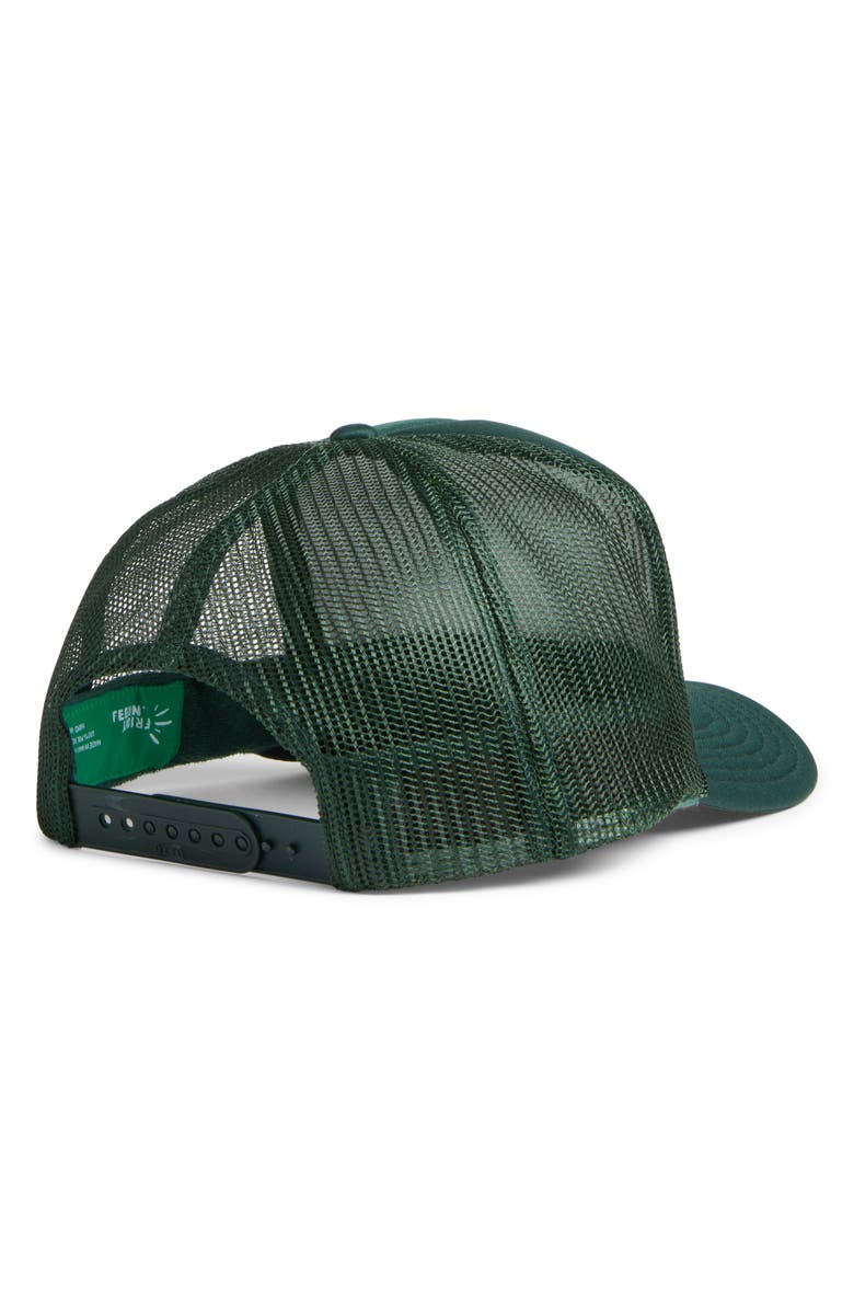 Friday Feelin’ Stay Wild Trucker Hat, Alternate, color, Green