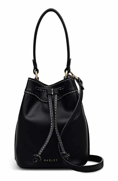 Albany Avenue Mini Drawstring Leather Crossbody Bag