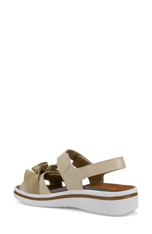 Ron White Frances Slingback Platform Wedge Sandal In Dune