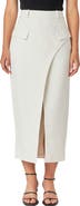 Endless Rose Faux Wrap Midi Skirt
