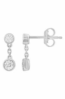 Lab-Grown Diamond Drop Earrings
