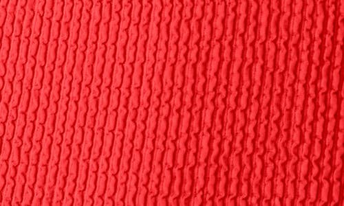 Andie Malibu Smocked One-piece Swimsuit In Red