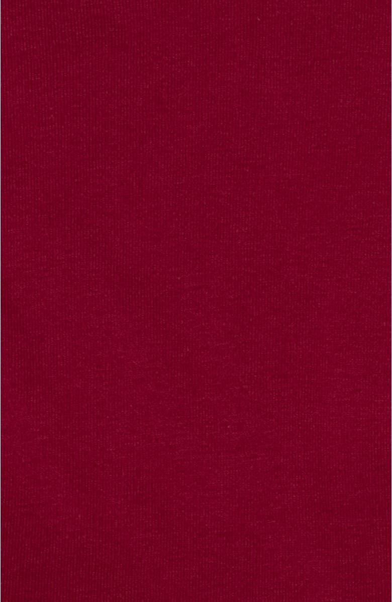 Leveret Kids Short Sleeve Cotton Solid Matching Family Pajamas, Alternate, color, Maroon