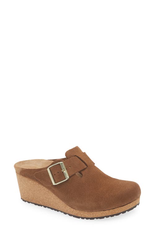 Birkenstock Papillio By Fanny Buckle Clog In Brown