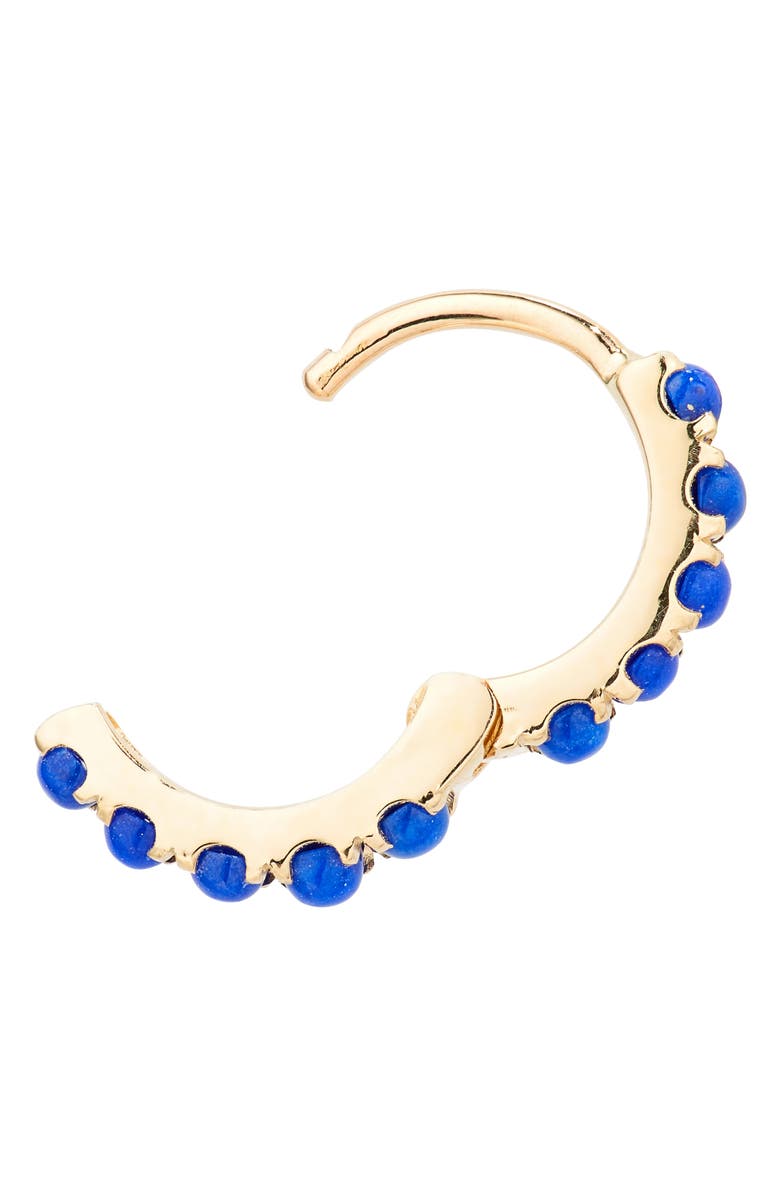 MARIA TASH Lapis Lazuli Eternity Hoop Earring, Alternate, color,