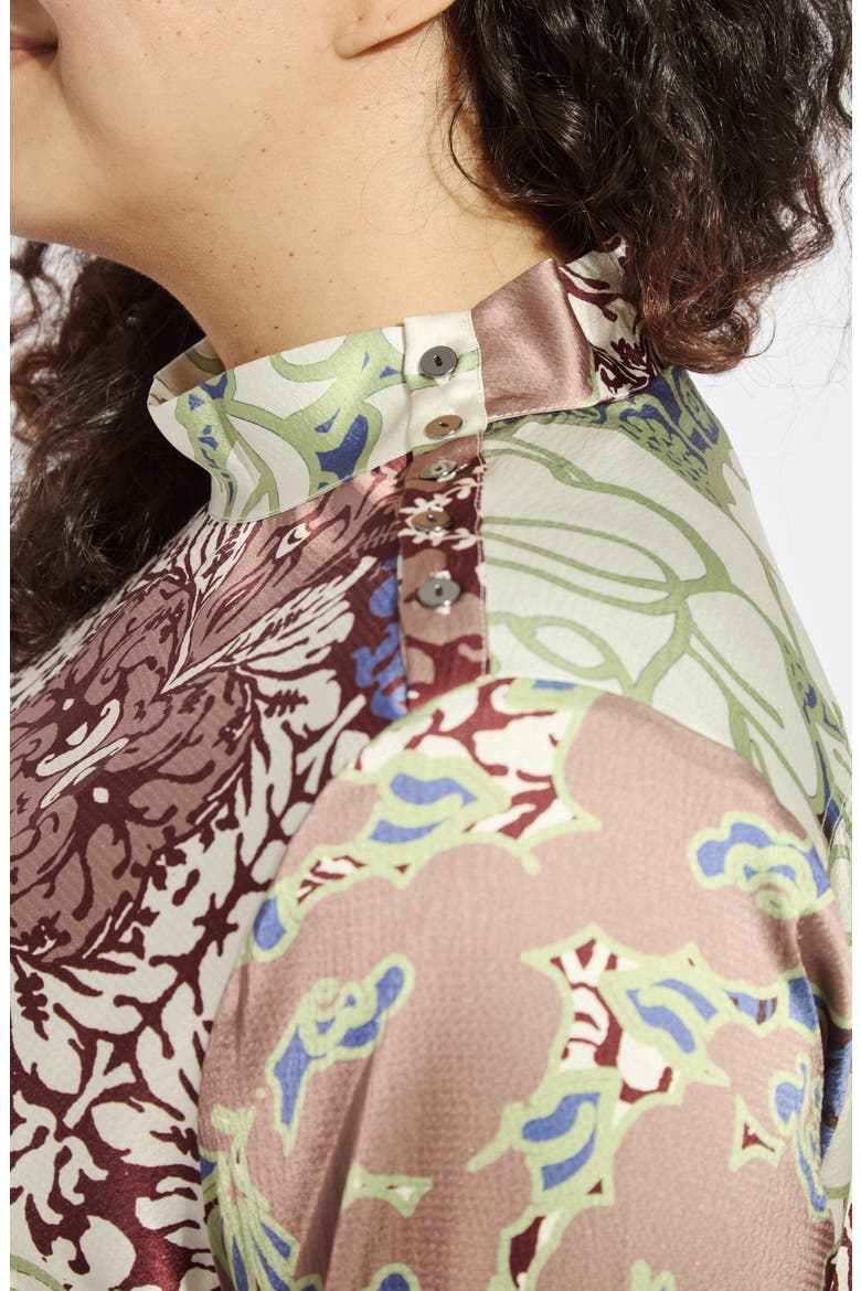 Seraphina Mock Neck Top, Alternate, color, ANTIQUE GARDEN
