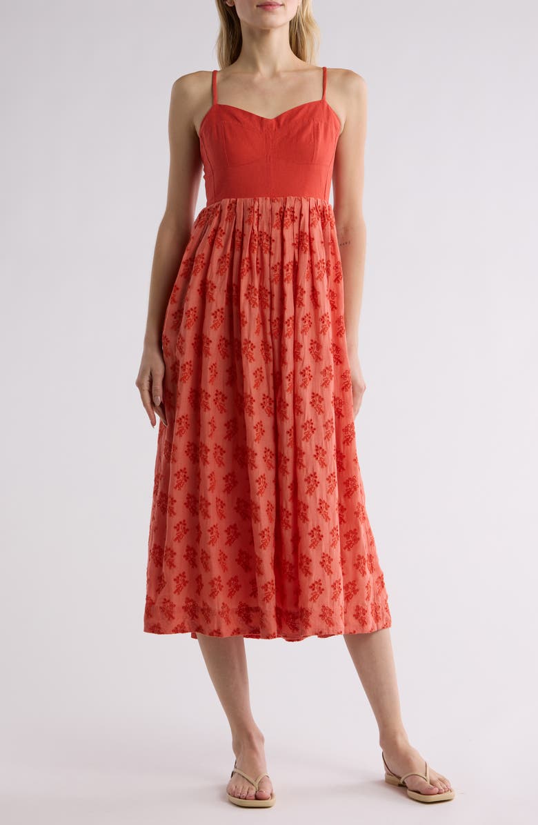 THE GREAT. The Camelia Dress, Main, color, Begonia