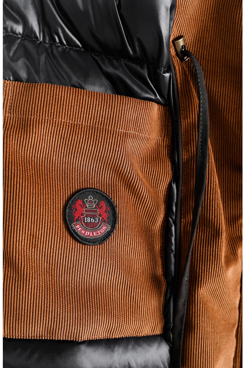 Park City Water Repellent Down Puffer Coat, Alternate, color, KALMATA TWEED